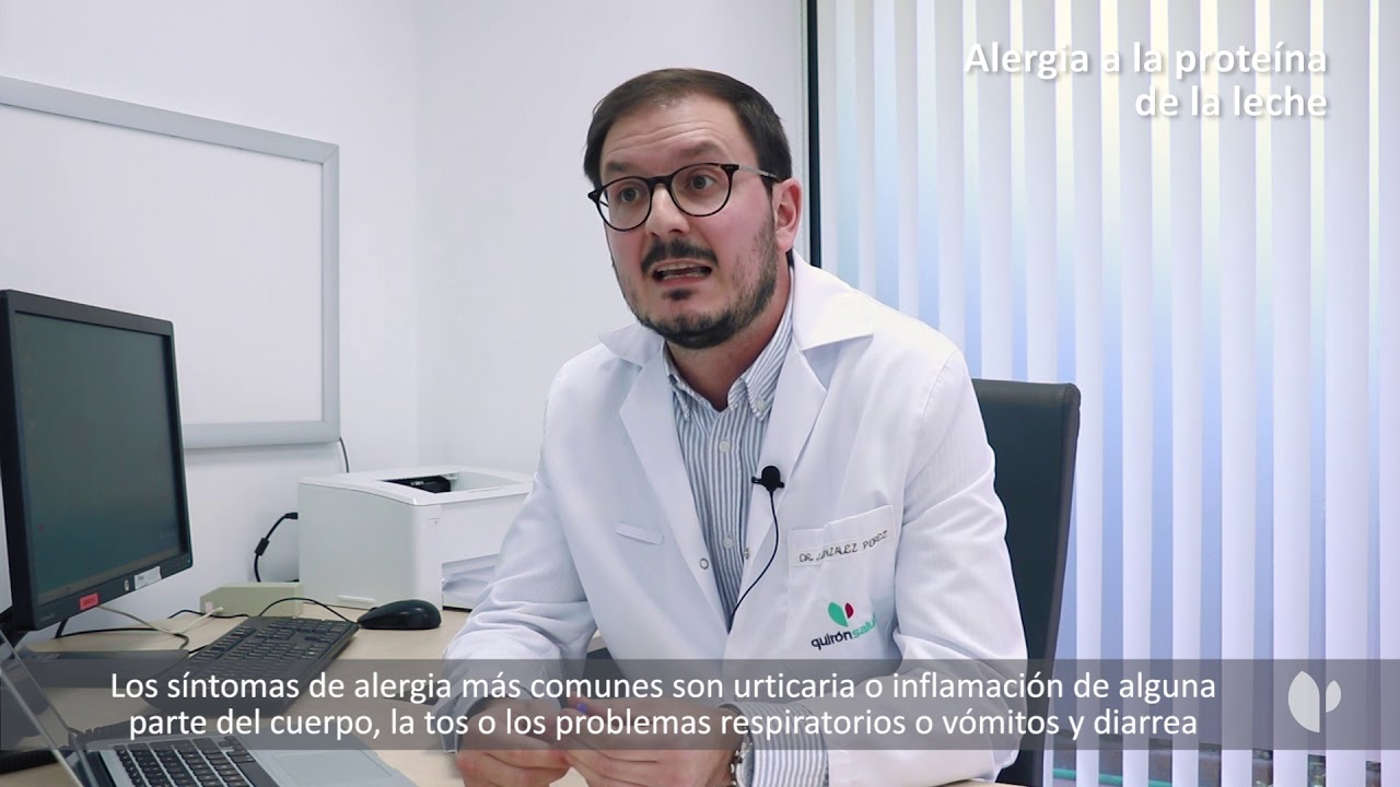 Alergia a la proteína de la leche
