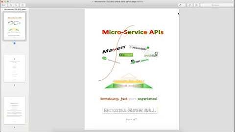Test Driven Development TDD,  API, Micro Services