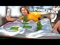 Diy fingerboard pump track