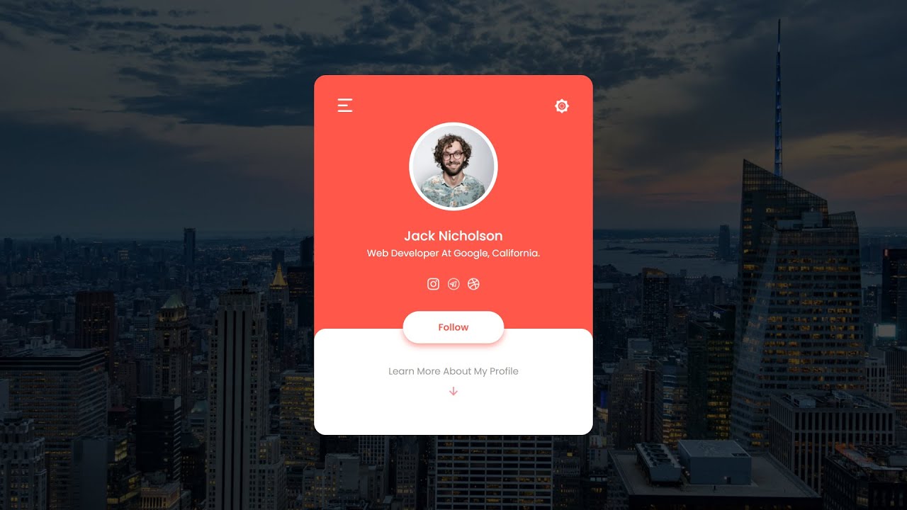 how-to-make-profile-card-using-html-and-css-user-profile-page-design