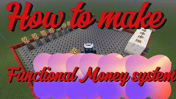 how to make a functional Money system in Minecraft command tutorial
