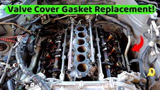 Nissan 350z & Infiniti G35 Valve Cover Gasket Replacement! VQ35DE RWD Engine