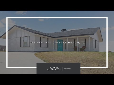 2055 TX 87, Crystal Beach, TX home video tour