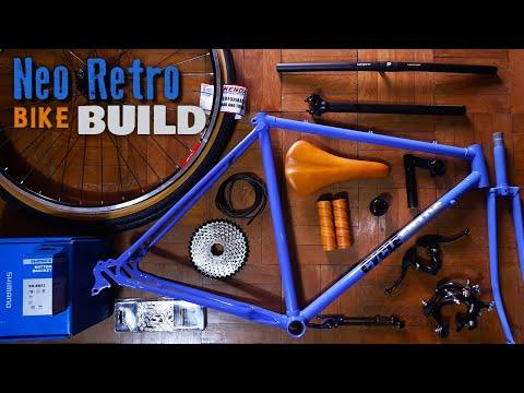 Restoring and modernizing vintage touring bicycle frame | Neo Retro Gravel Hybrid Bike |