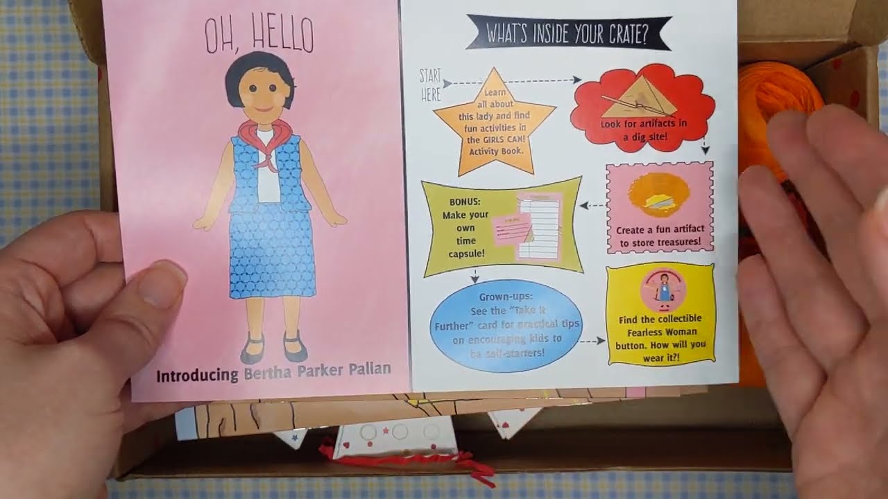 Girls Can! Monthly Subscription Box Featuring Bertha Parker Pallan