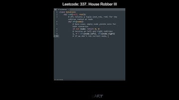Leetcode 337. House Robber III in Python | Python Leetcode | Python Coding Tutorial | Python ASMR
