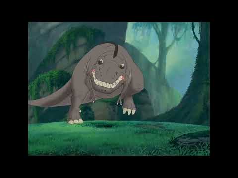 The Land Before Time 10 Sharptooth Chase With JP JW Roars 