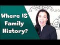 What is family history  beginning genealogy