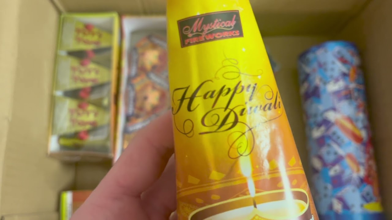 HAPPY DIWALI FOUNTAIN by Mystical Fireworks