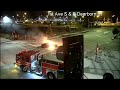Tesla crashes and catches fire near Seattle stadiums