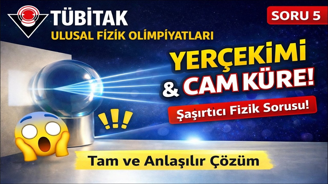 TÜBİTAK Ulusal Fizik Olimpiyatları 2025 | Soru 5 Detaylı Çözüm