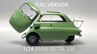 BMW ISETTA 300 1/24 GUNZE Model car build [Full version]