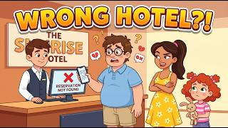 English Listening Practice: The Johnson Family's Beach Trip Disaster! 🏖️ [Level A2-B1]