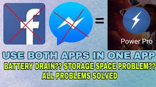 POWER PRO ||  USE FACEBOOK AND MESSENGER IN ONE APP screenshot 4