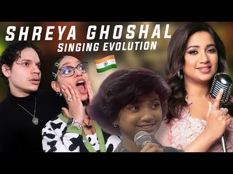 Waleska & Efra react to Shreya Ghoshal Singing Evolution (1996 To 2024)