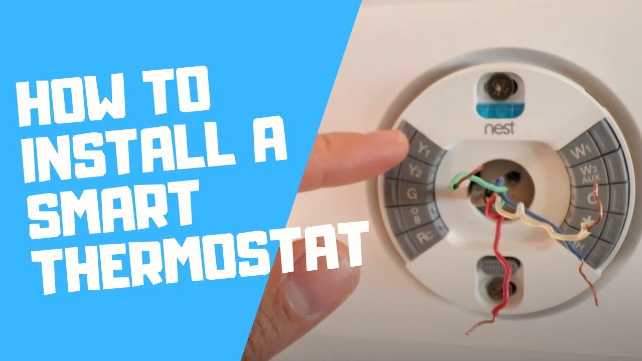 Smart Thermostat Installation - YouTube