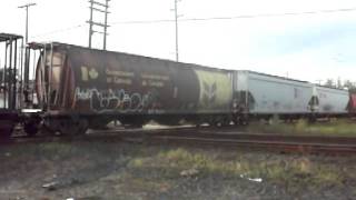 CP 3036 crossing the CP CN diamond Winnipeg Manitoba.