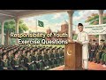THE RESPONSIBILITY EXERCISE Q/A ( 1ST YEAR ENGLISH)