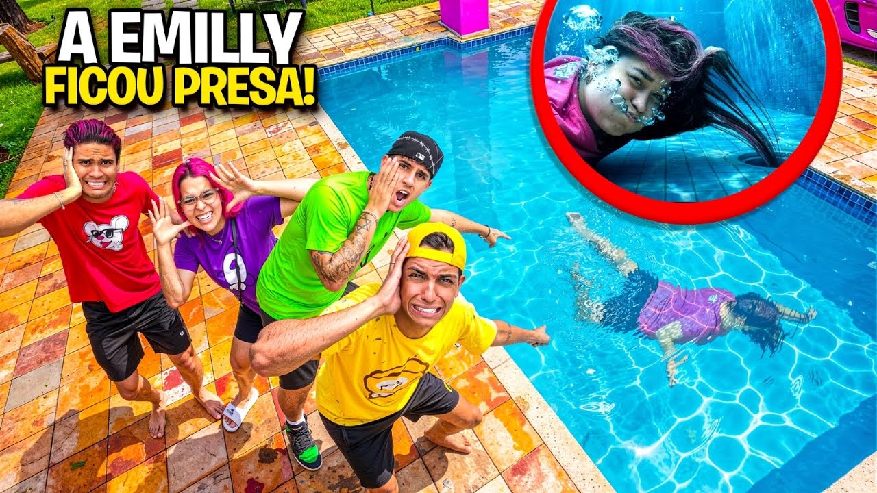 O CABELO DA EMILLY PRENDEU NO RALO DA PISCINA *Socorremos ela ?'s Banner