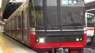 【名鉄電車】3170F+3500系　急行発車～2003F　入線MHフル　in金山