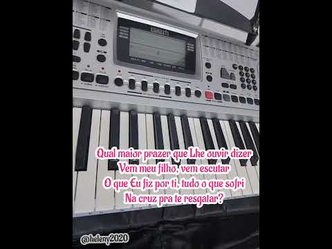 TECLADO PB-COVER- N. 384 CANTOR CRISTÃO- #youtube #youcut #shorts #youtubeshorts #cantorcristao