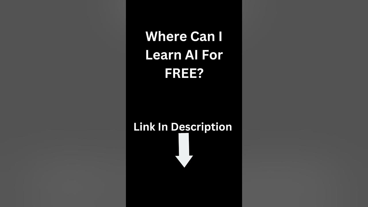 Where Can I Learn Ai For Free