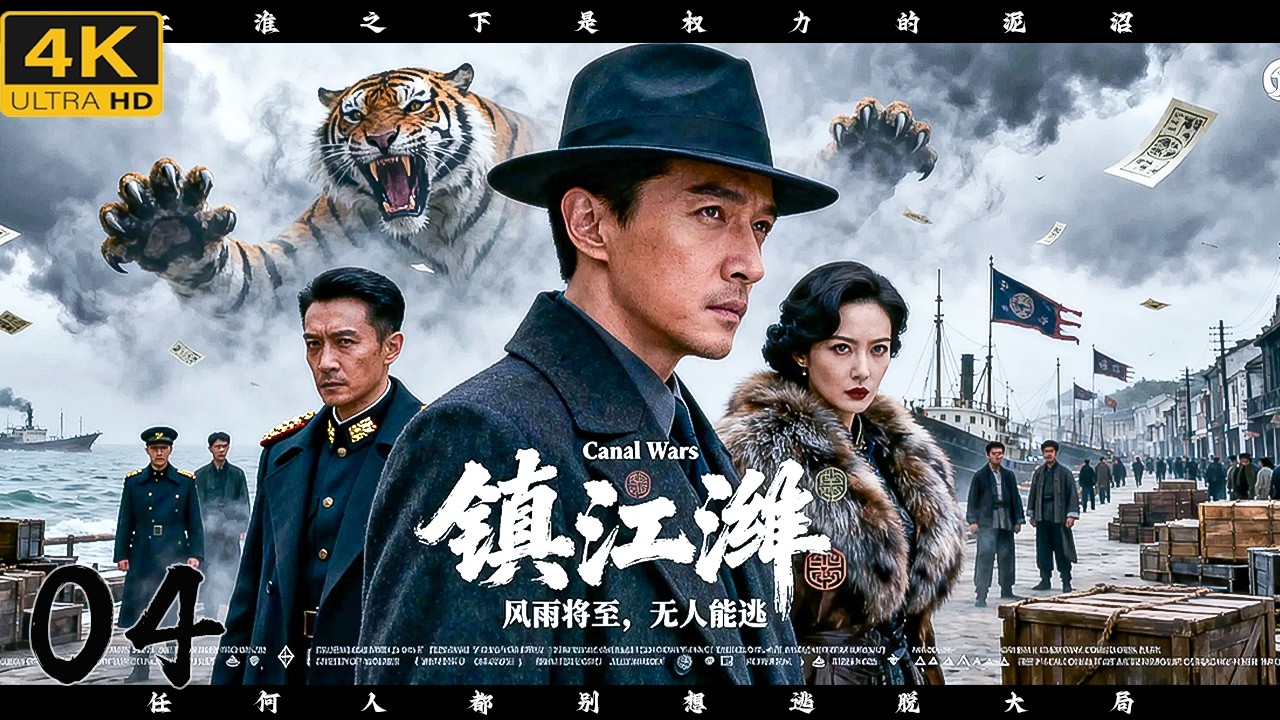 三月份必看大剧《镇江淮》04｜大型年代枭雄商战剧🎥江淮运河风云再起💥码头苦力孤身入局，以智控商🔥暗局博弈+群雄争锋⚡一步步撕开百年巨网⚔️陈道明、胡歌、王劲松、孙红雷、黑子、杨幂主演｜一人镇压江淮！