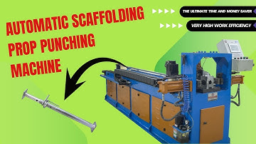 Automatic Scaffolding Prop Punching Machine by TL PATHAK GROUP #manufacturer #highquality #punching