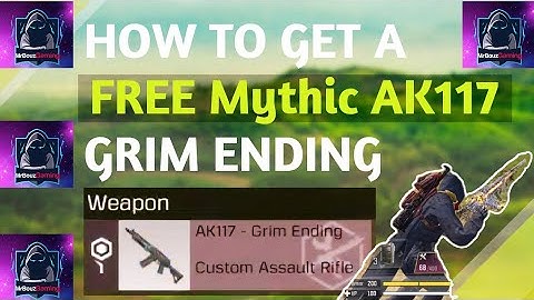 Codm -FREE Mythic Ak117 GRIM ENDING!😍 #codm #callofdutymobile #gaming #mrbouzgaming #codmcollateral