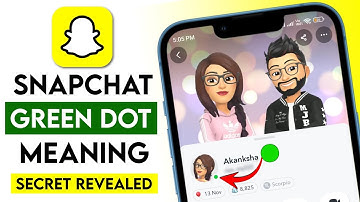 What does Green Dot on Snapchat profile mean | What is Activity indicator on Snapchat