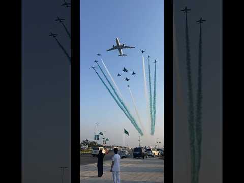 بداية عرض طيران اليوم الوطني 93 كورنيش الخبر