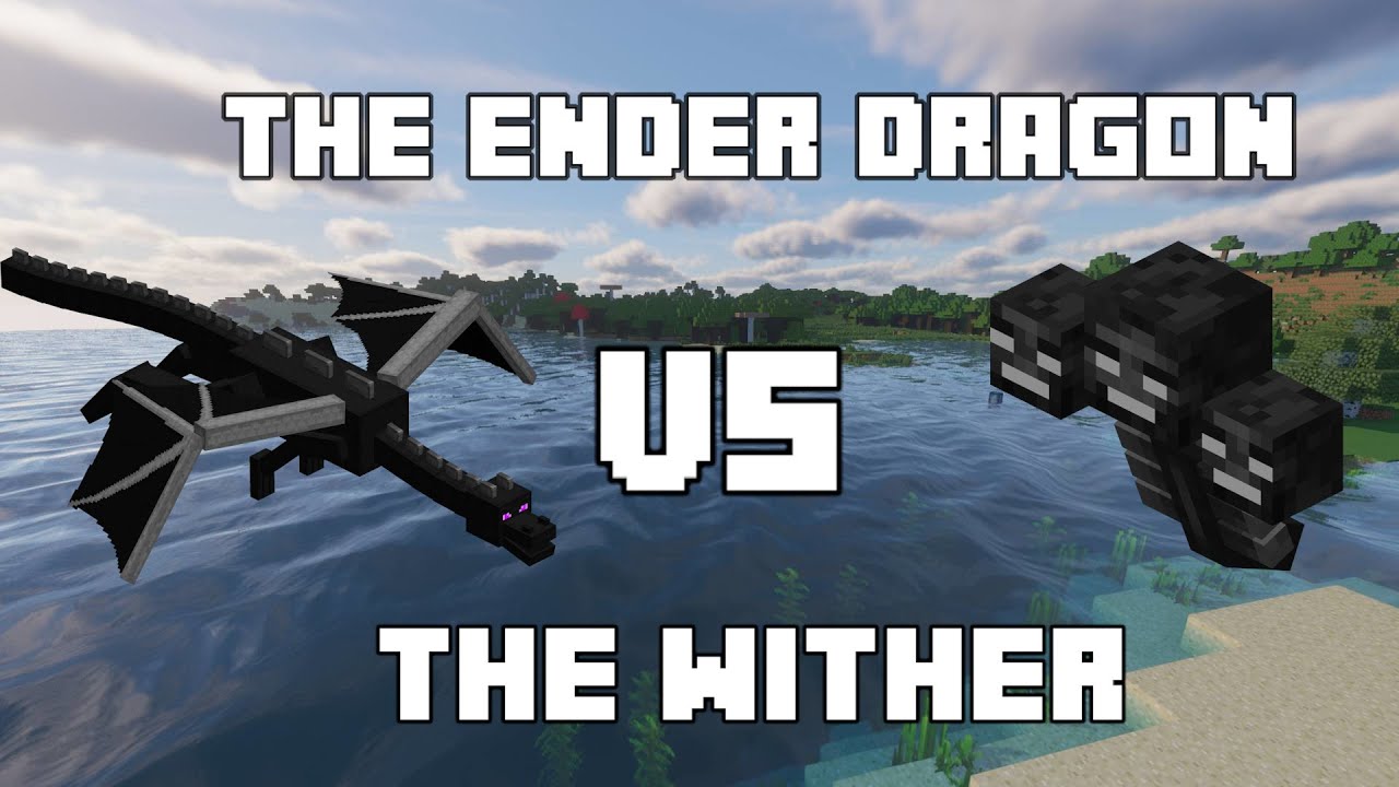 Ender Dragon VS Wither In Minecraft 1.19 - YouTube