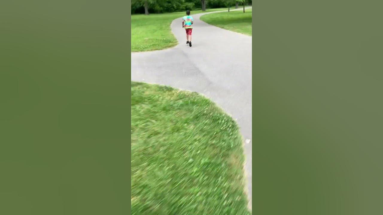 7-year-old-running-in-the-park-daily-therapy-for-him-youtube