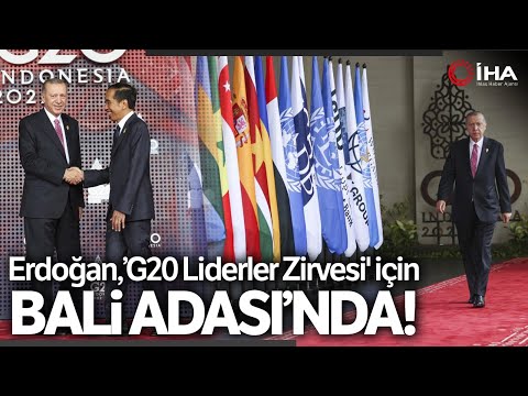 Cumhurbaşkanı Erdoğan, G20 Liderler Zirvesi’nde Widodo Tarafından Karşılandı