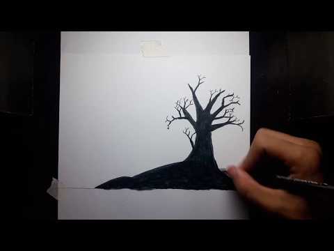 The dead hill - Drawing