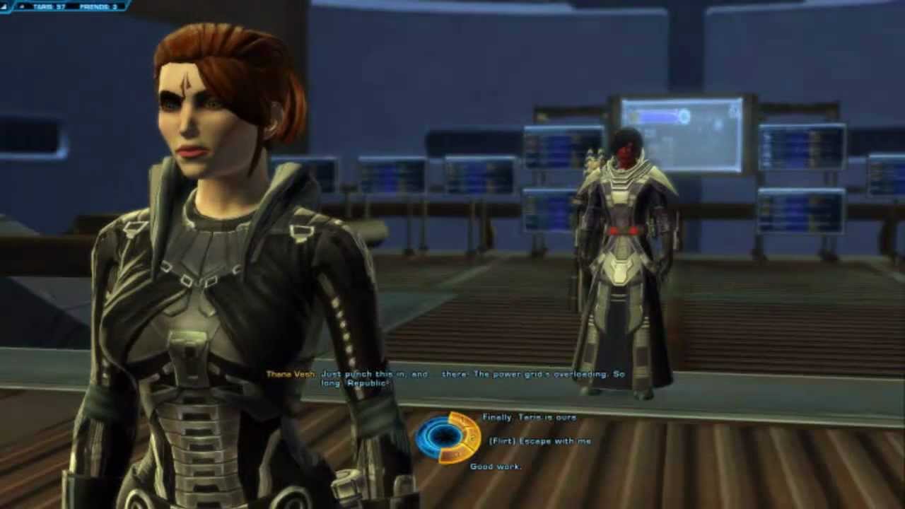 The Old Republic - Thana Vesh: A One-Sided Love Story - YouTube.
