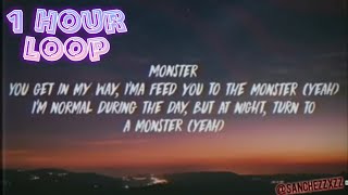 Eminem- Godzilla (Ft. Juice Wrld) [1 Hour Loop With Lyrics]