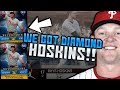WE GOT 93 DIAMOND RHYS HOSKINS! THIS CARD IS SICK! MLB 17 DIAMOND DYNASTY!