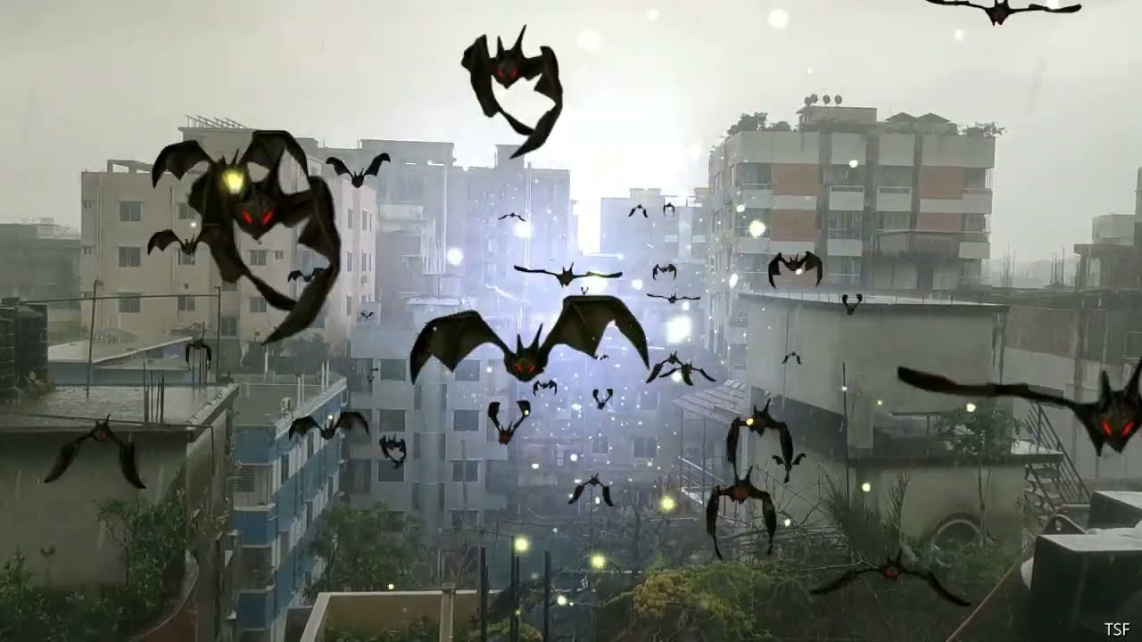 Bats Rain & Lightning Sound | Demo Video | TSF FLY |