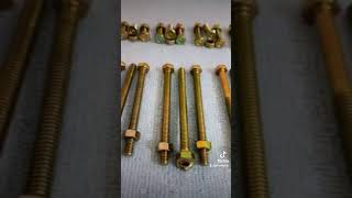 Baut Mur M6 x 15, 20, 25, 30, 35, 40, 45, 50, 65, 70, 75, 80, 85, 90, 100 (mm) Kunci 10