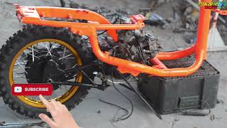 Modifikasi Yamaha Mio Sporty Jadi Trail Pakai Dua Shock