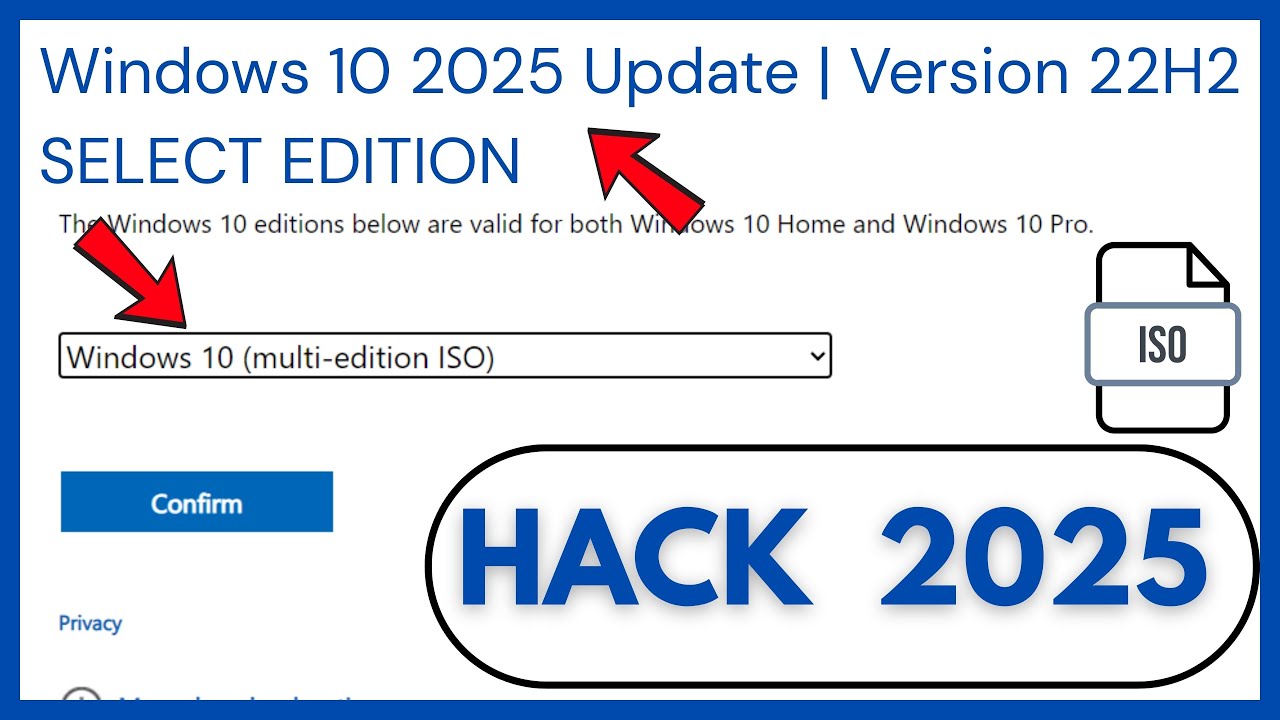 How to Download Windows 10 ISO File (2025 Full Guide)