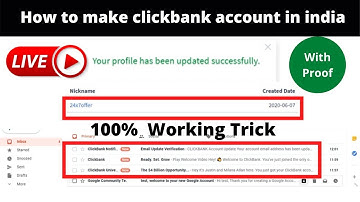 🔥 How to create clickbank account in india 2021 | Clickbank Affiliate Marketing Hindi