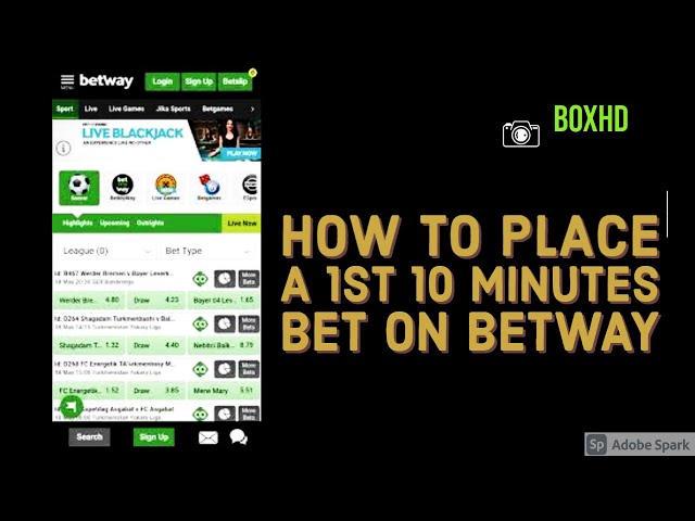 How to Place a Win or Draw Bet on Betway: Guide to Win or Draw Bet