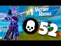 52 Elimination Solo vs Squads Zero Build Win (Chapter 4 Season 1 Full Gameplay HD)