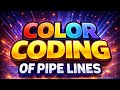 Pipe line colour coding in hospital//medical//nursing