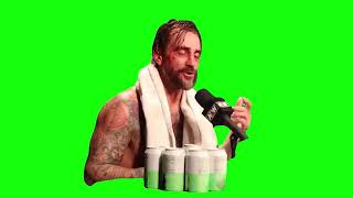 “Sorry If I’m A Little Snippy” Cm Punk - Green Screen