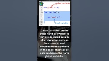 What are Local variables and Global variables in Python? #local #global #variables #python