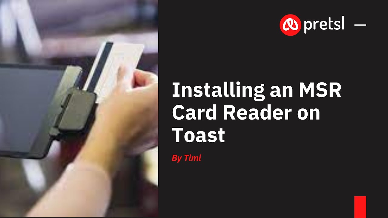 How to Install an MSR Card Reader on Toast POS (useful for Gift Cards ...