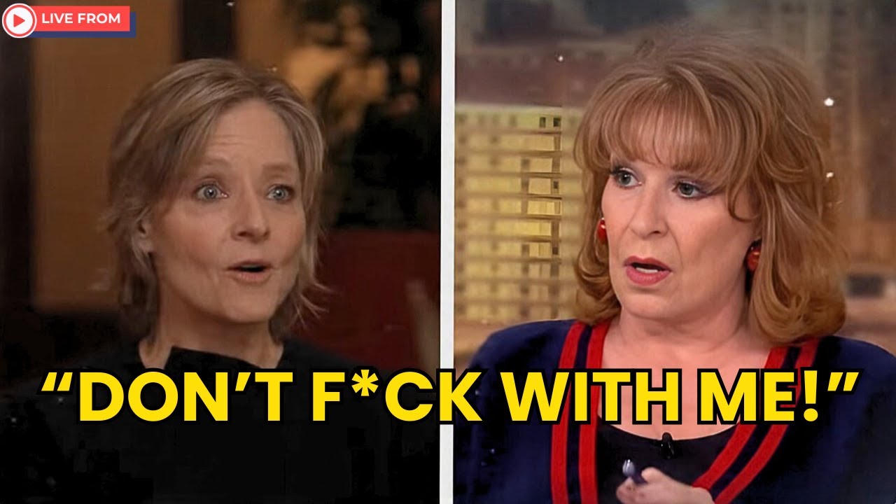Joy Behar Crossed the Line — Jodie Foster’s On-Air Response Stunned the Entire Studio